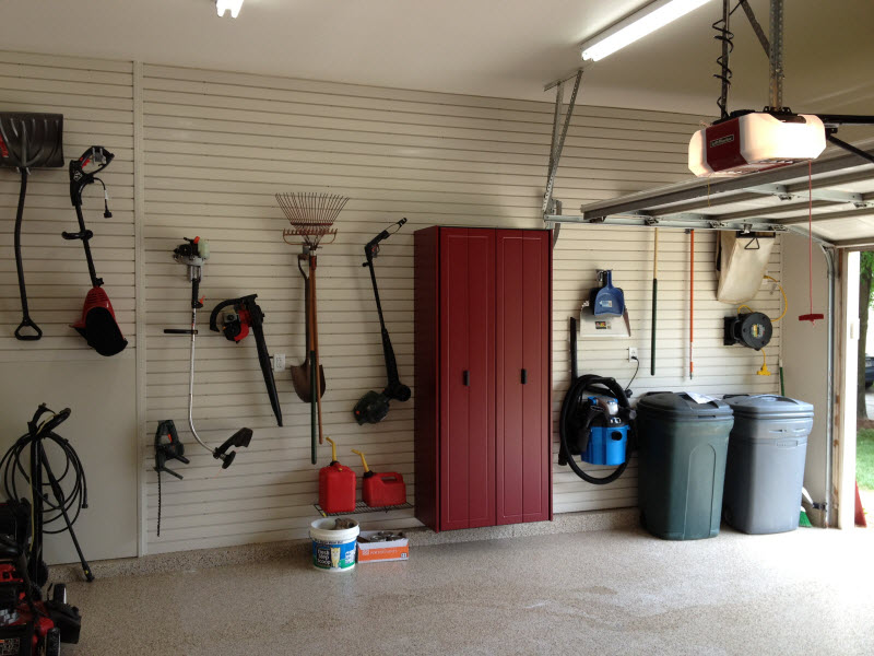 Boulder - Slatwall and a Garage Storage Cabinet